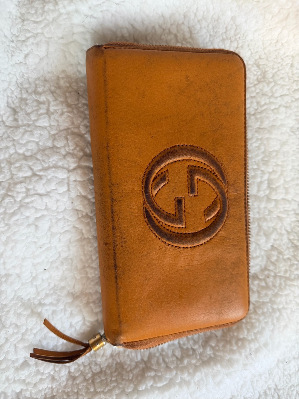 Gucci Soho Interlocking GG Zip Around Long Wallet